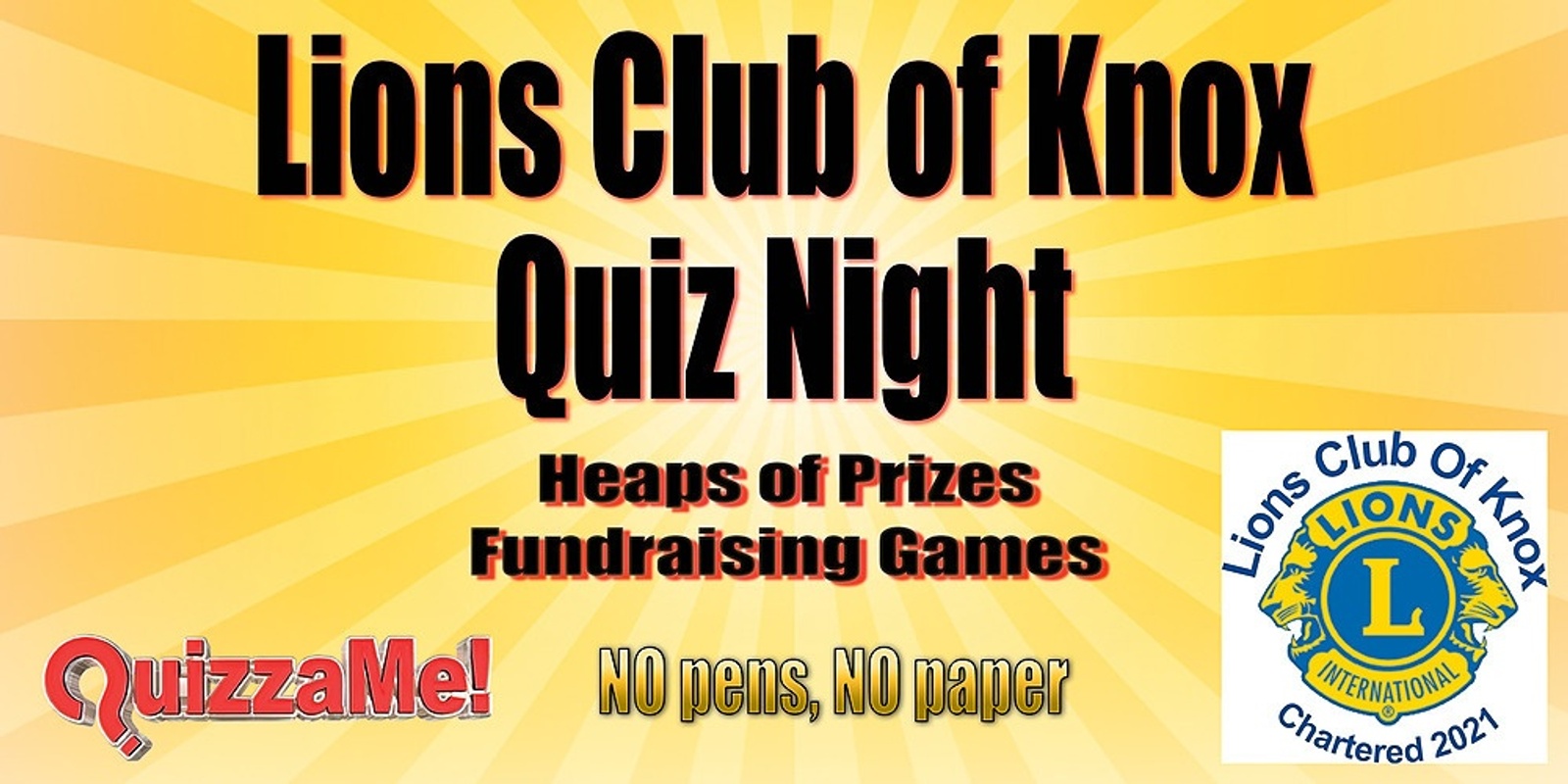 Banner image for Lions Club of Knox Trivia Night