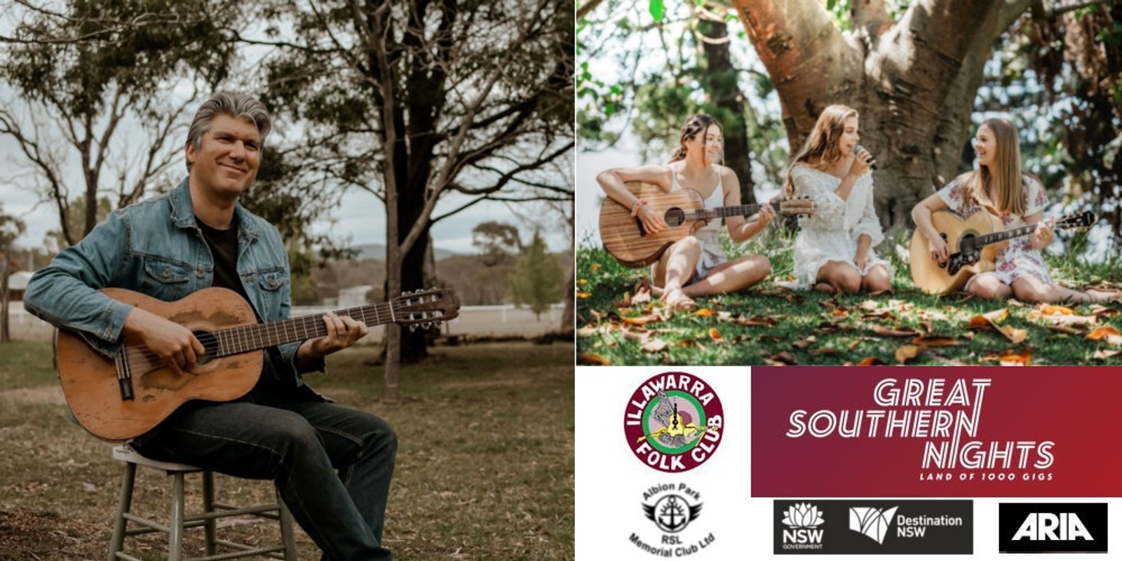 Banner image for Great Southern Nights and the Illawarra Folk Club Concert with Michael Simic on Sat 21st November 2020