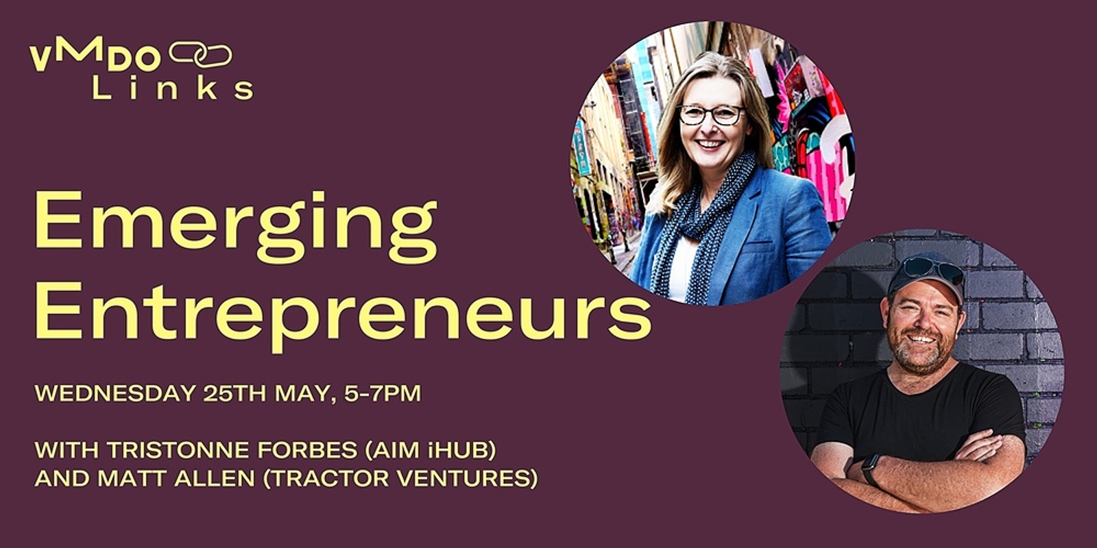 Banner image for VMDO Links: Emerging Entrepreneurs