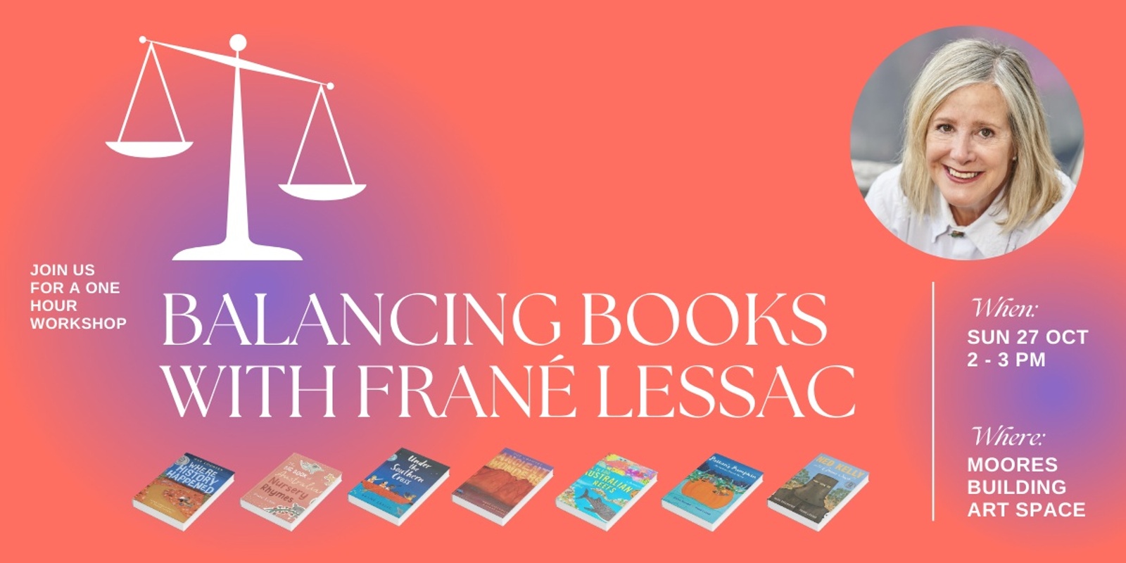 Banner image for Balancing the Books with Frané Lessac