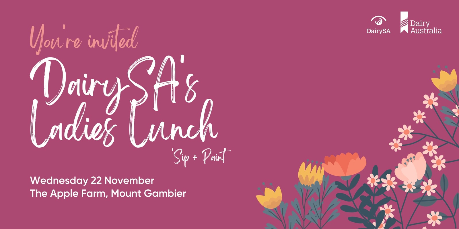 Banner image for 2023 DairySA's Ladies Lunch Mount Gambier