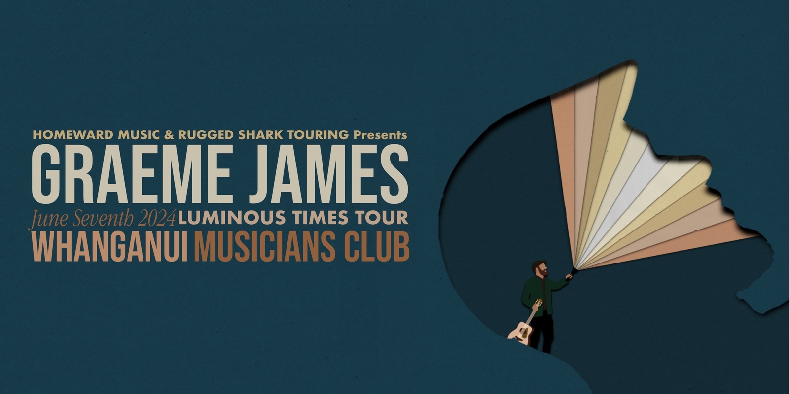 Banner image for Graeme James 'Luminous Times' Tour, Whanganui