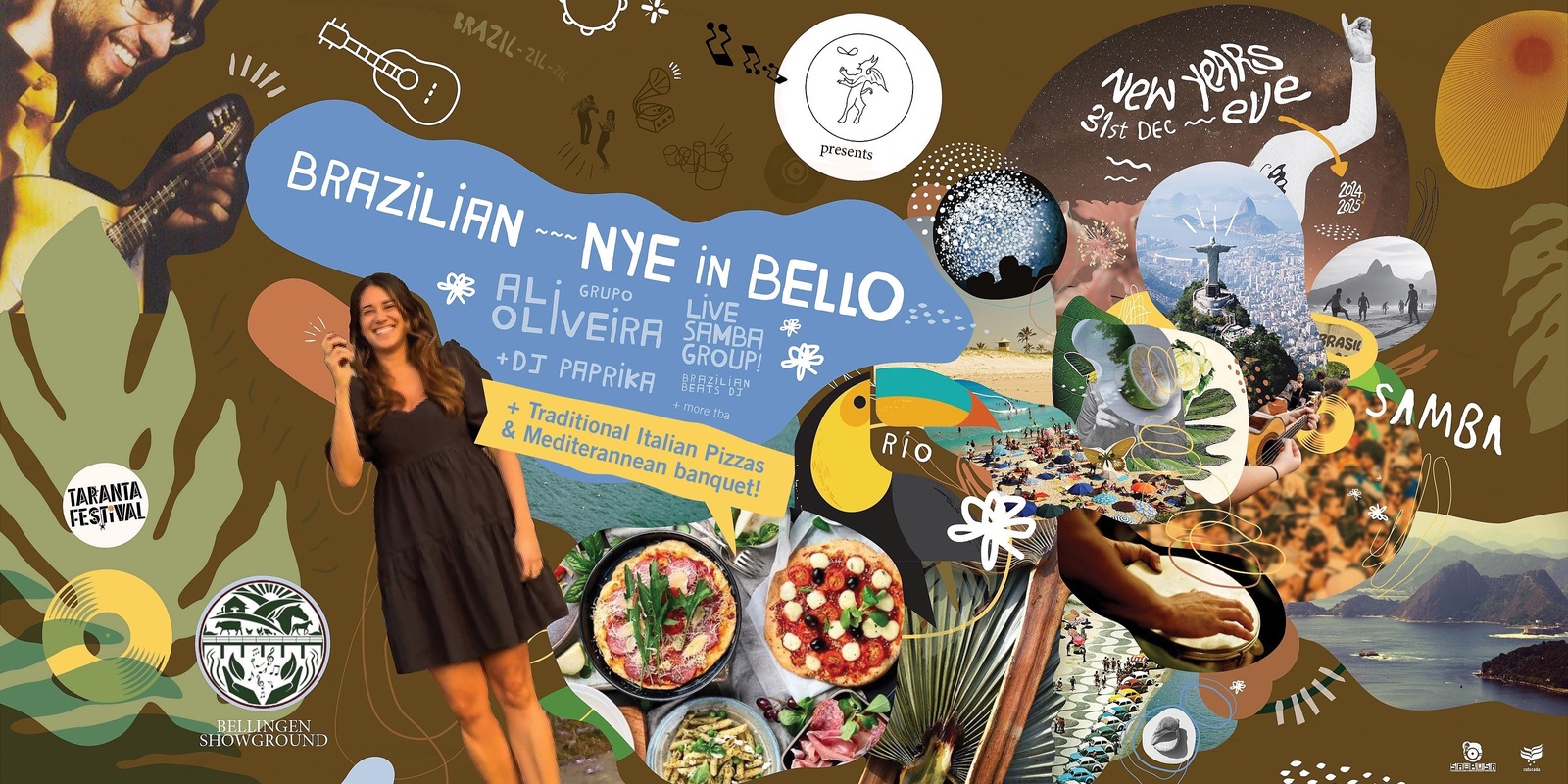 Banner image for Samba + Mediterranean Banquet - NYE in Bello!