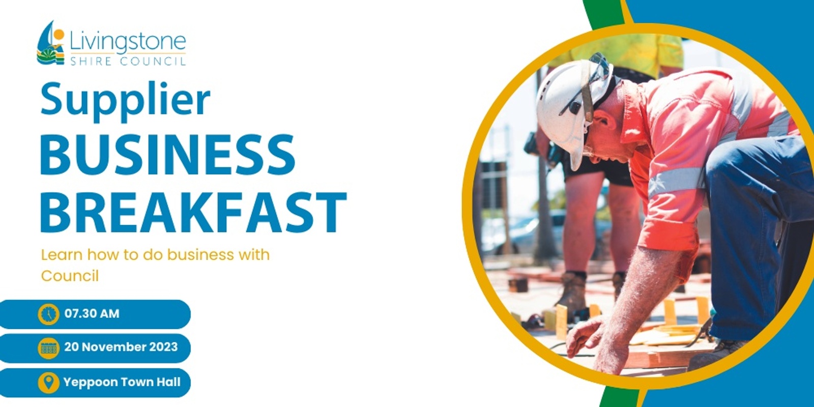 Banner image for Supplier Business Breakfast