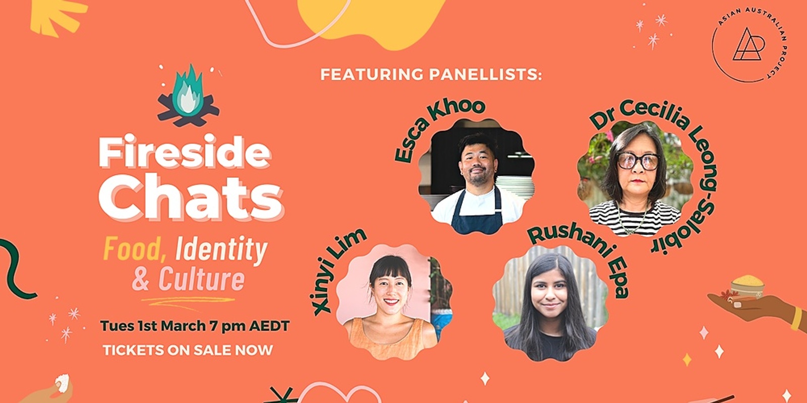 Banner image for AAP Fireside Chats: Food, Culture and Identity