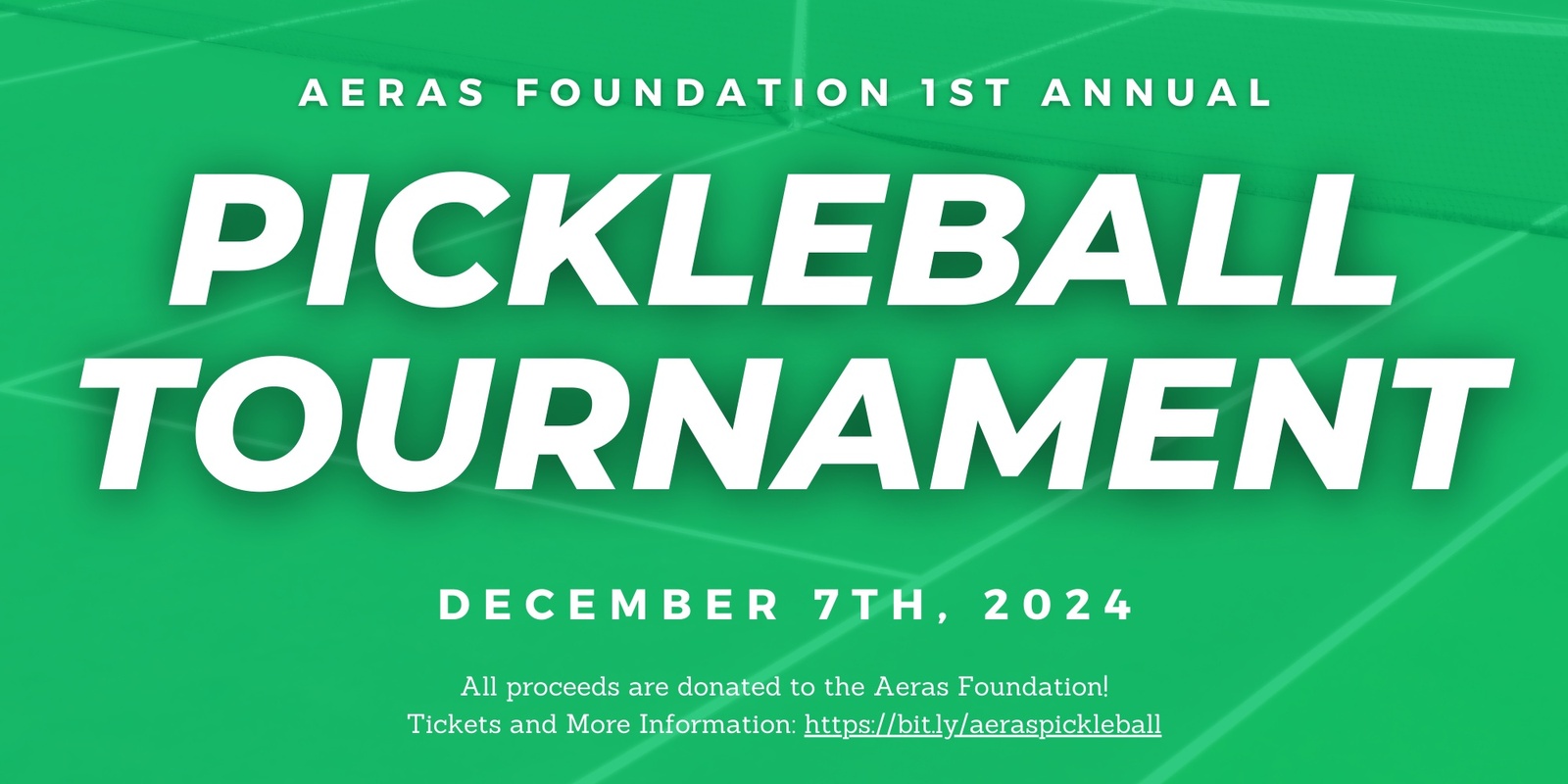 Banner image for Aeras Foundation 1st Annual Charity Pickleball Tournament