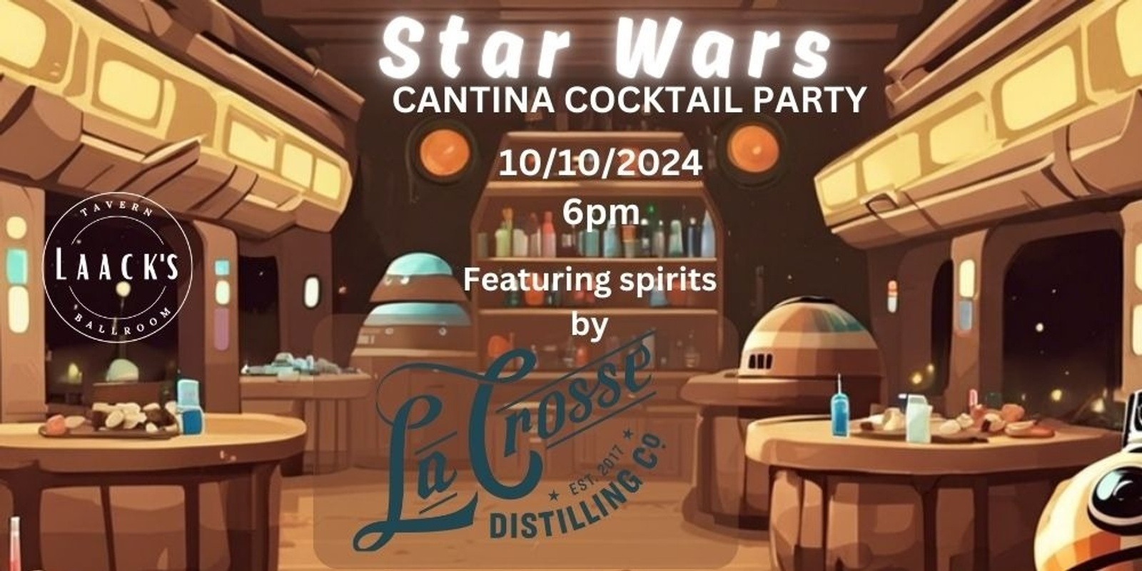 Banner image for Star Wars Cantina Style Cocktail Party!