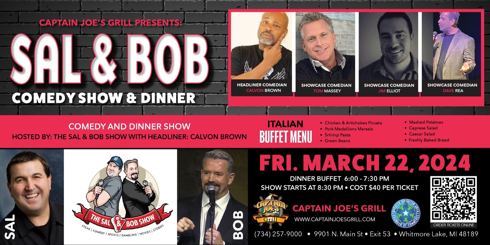 Banner image for THE SAL BOB COMEDY SHOW