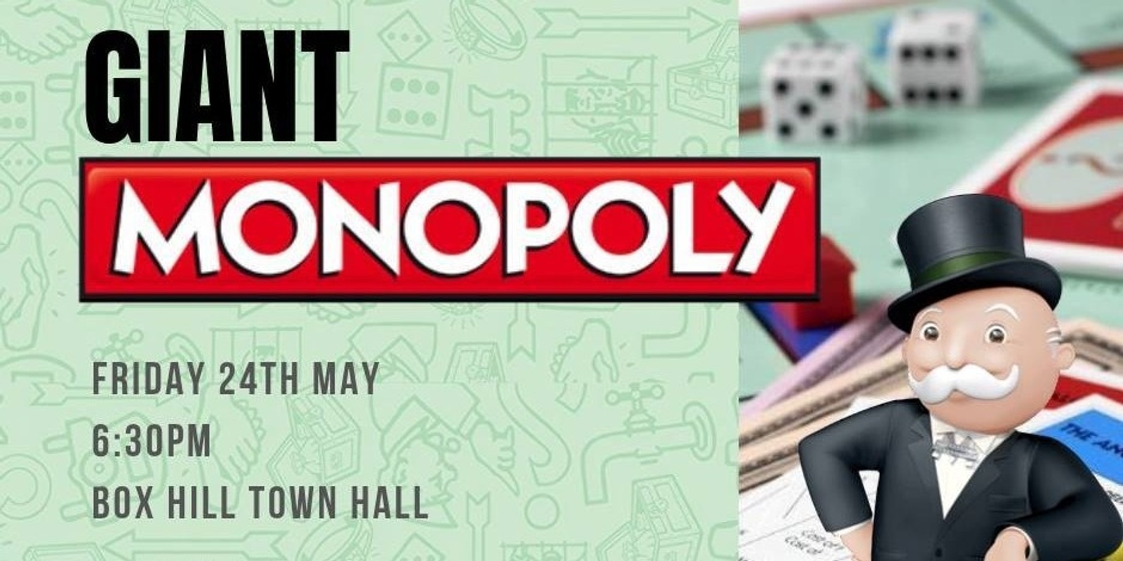 Banner image for Whitehorse Rotaract Presents: Giant Monopoly