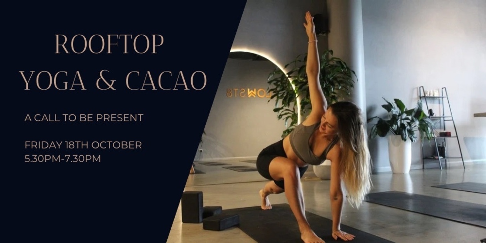 Banner image for Rooftop Yoga & Cacao