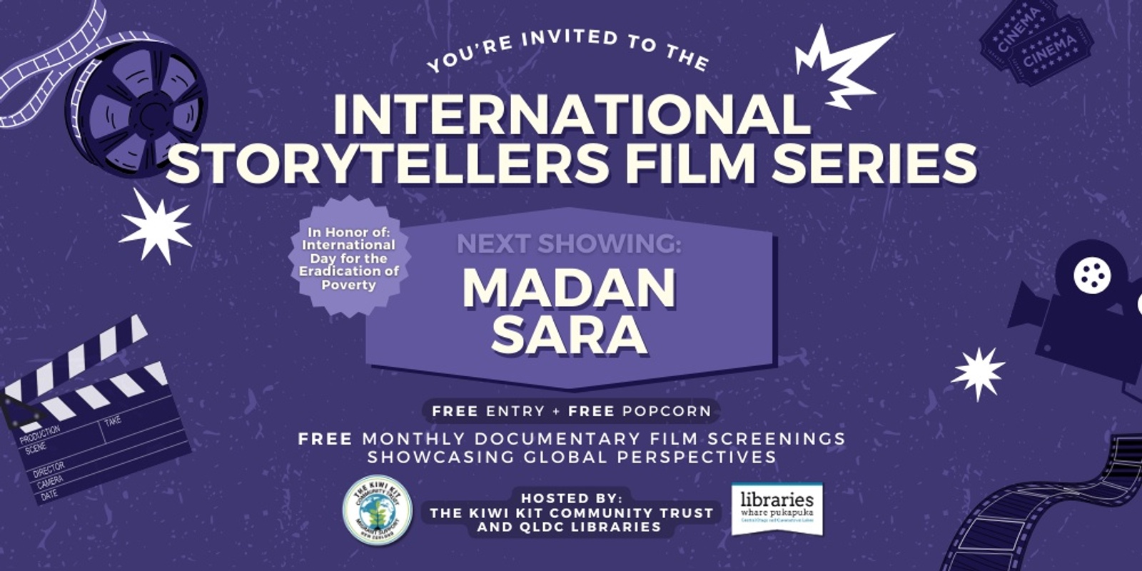 Banner image for The International Storytellers Film Series presents: "Madan Sara- The Power of Haitian Women"