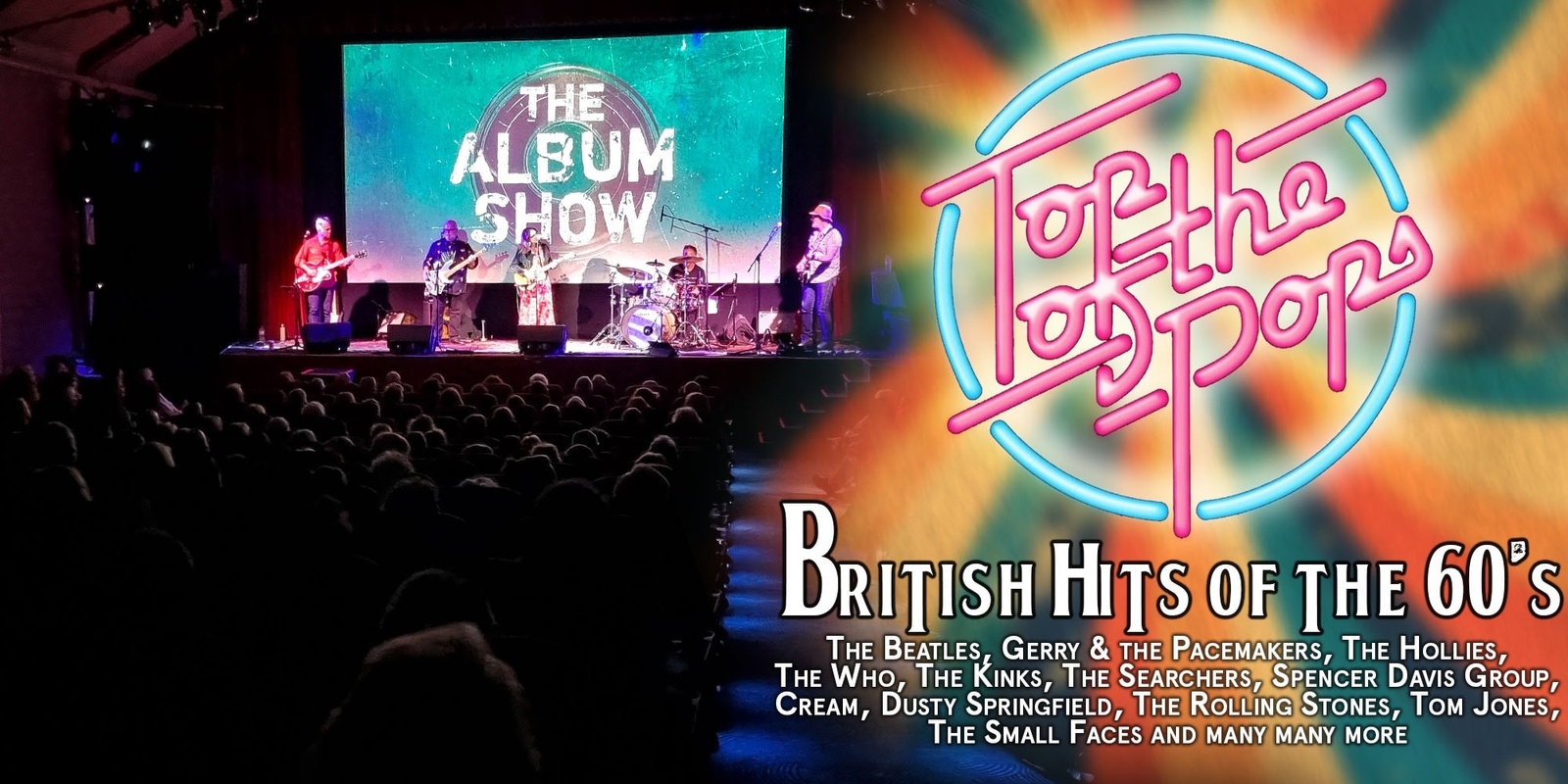 Banner image for The Album Show - Top of the Pops - British hits of the 60's