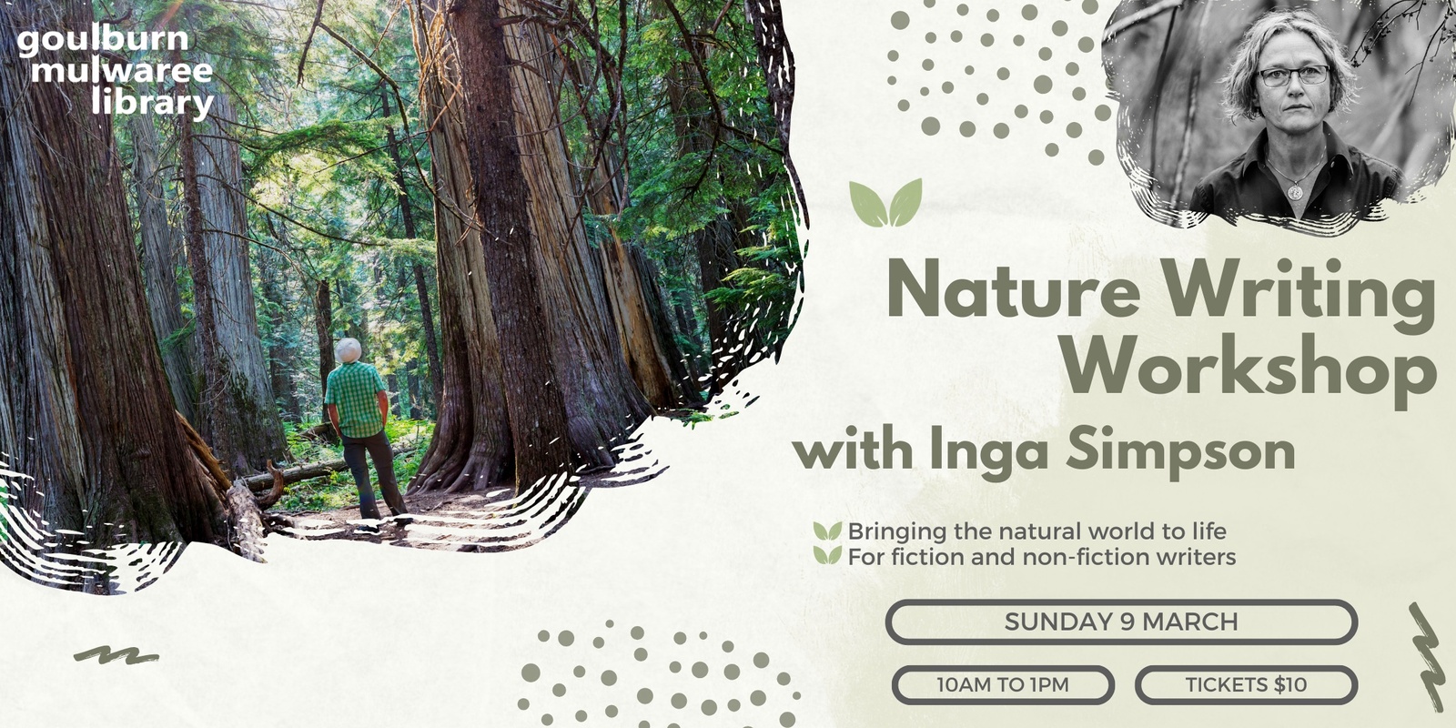 Banner image for Nature Writing Workshop with Inga Simpson