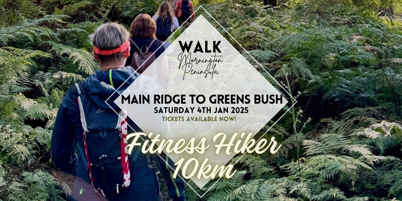 Banner image for Main Ridge to Greens Bush - FITNESS HIKER - 10km's 