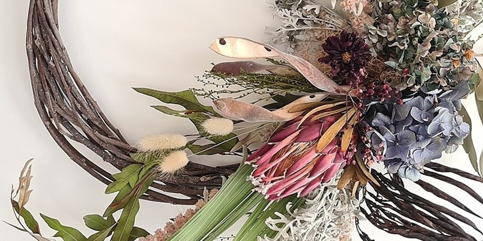 Banner image for Dried Flower Wreath Lrg