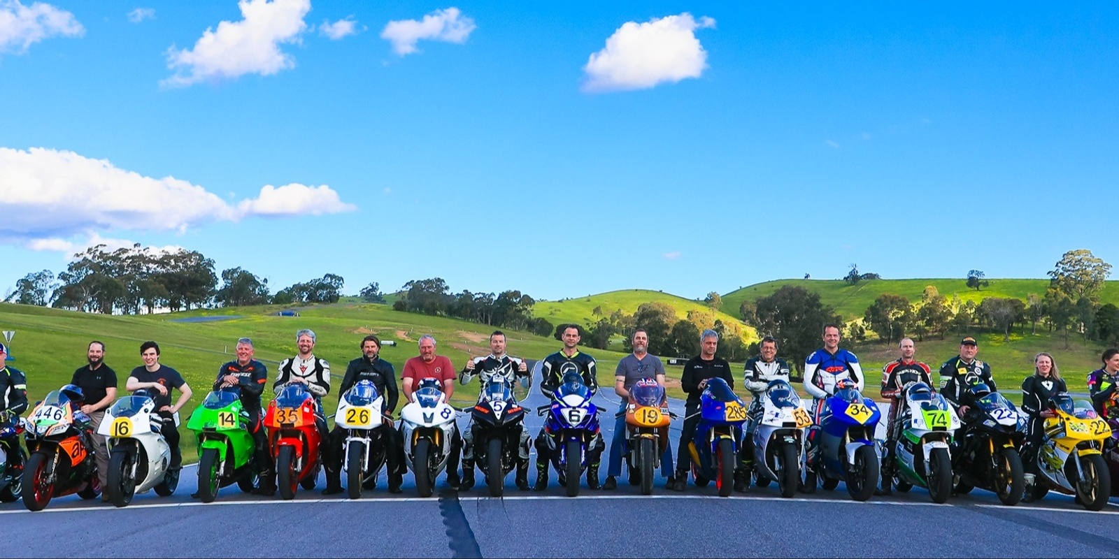 Hartwell Motorcyle Club's banner