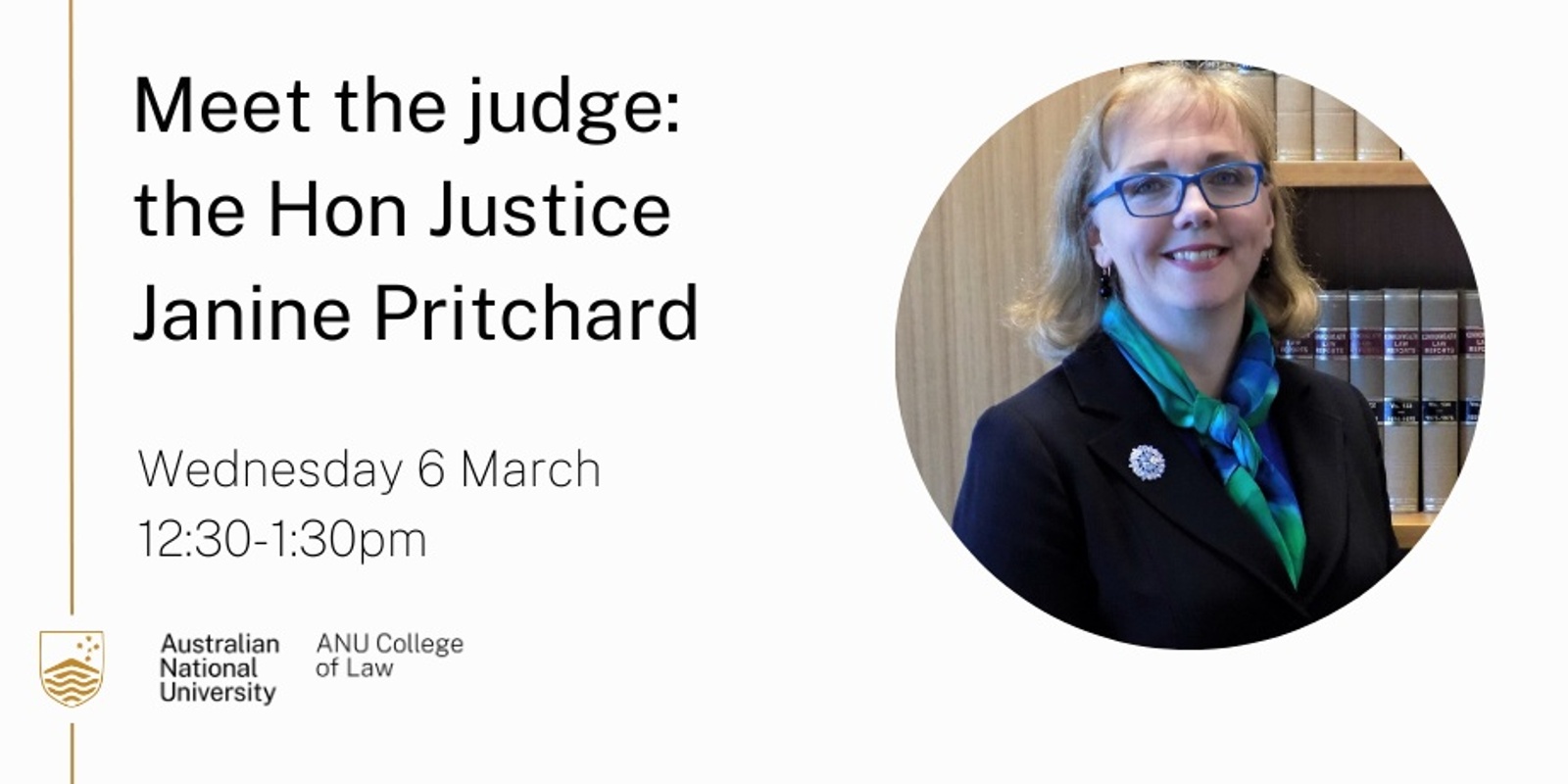 Banner image for Meet the judge: the Hon Justice Janine Pritchard