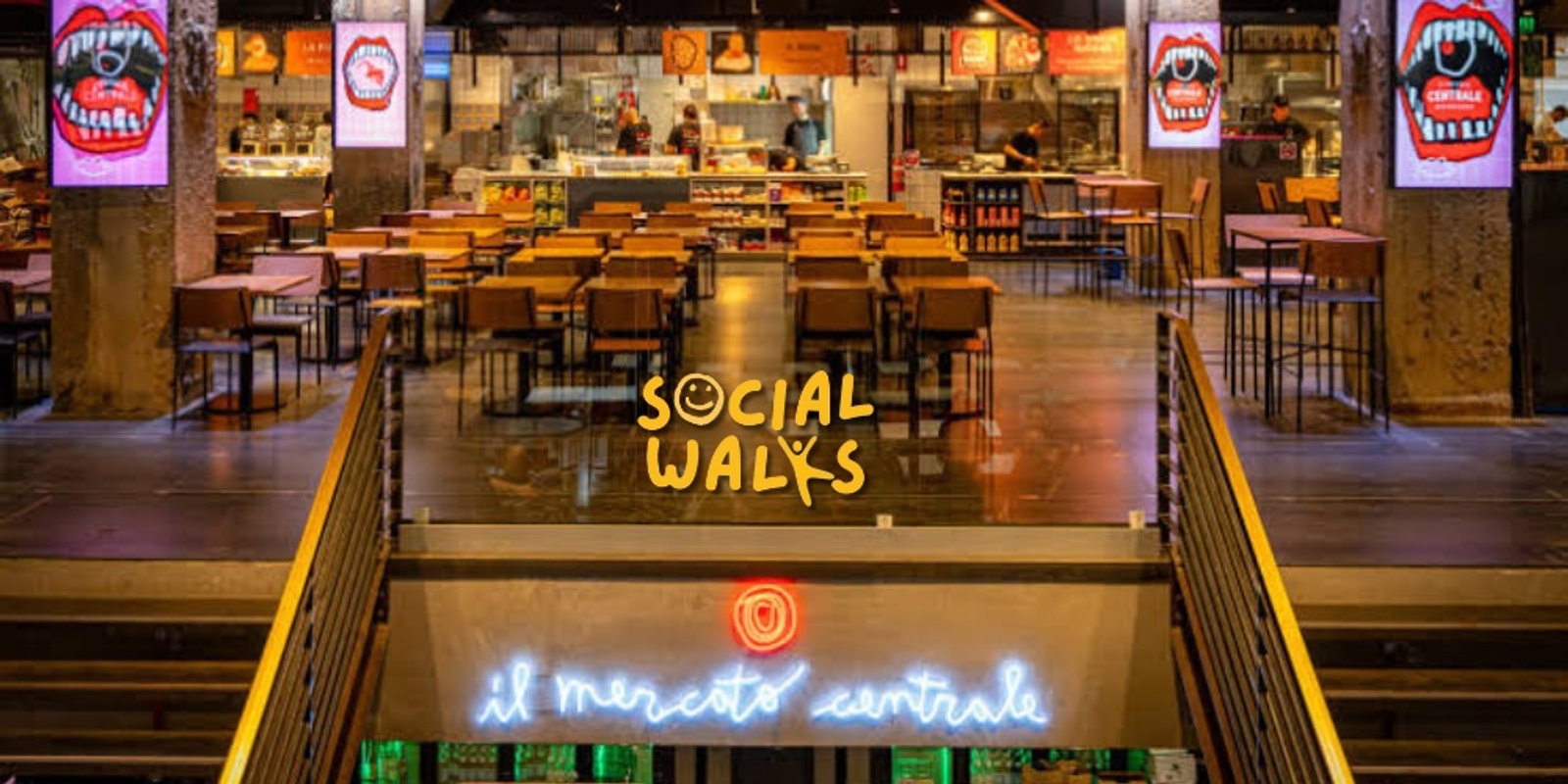 Banner image for Melbourne Social Walks - Italian Food Market Evening walk (Il Mercato Centrale) - Easy 5km