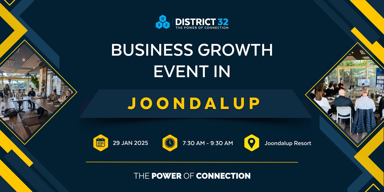 Banner image for District32 Business Networking Perth – Joondalup- Wed 29 Jan