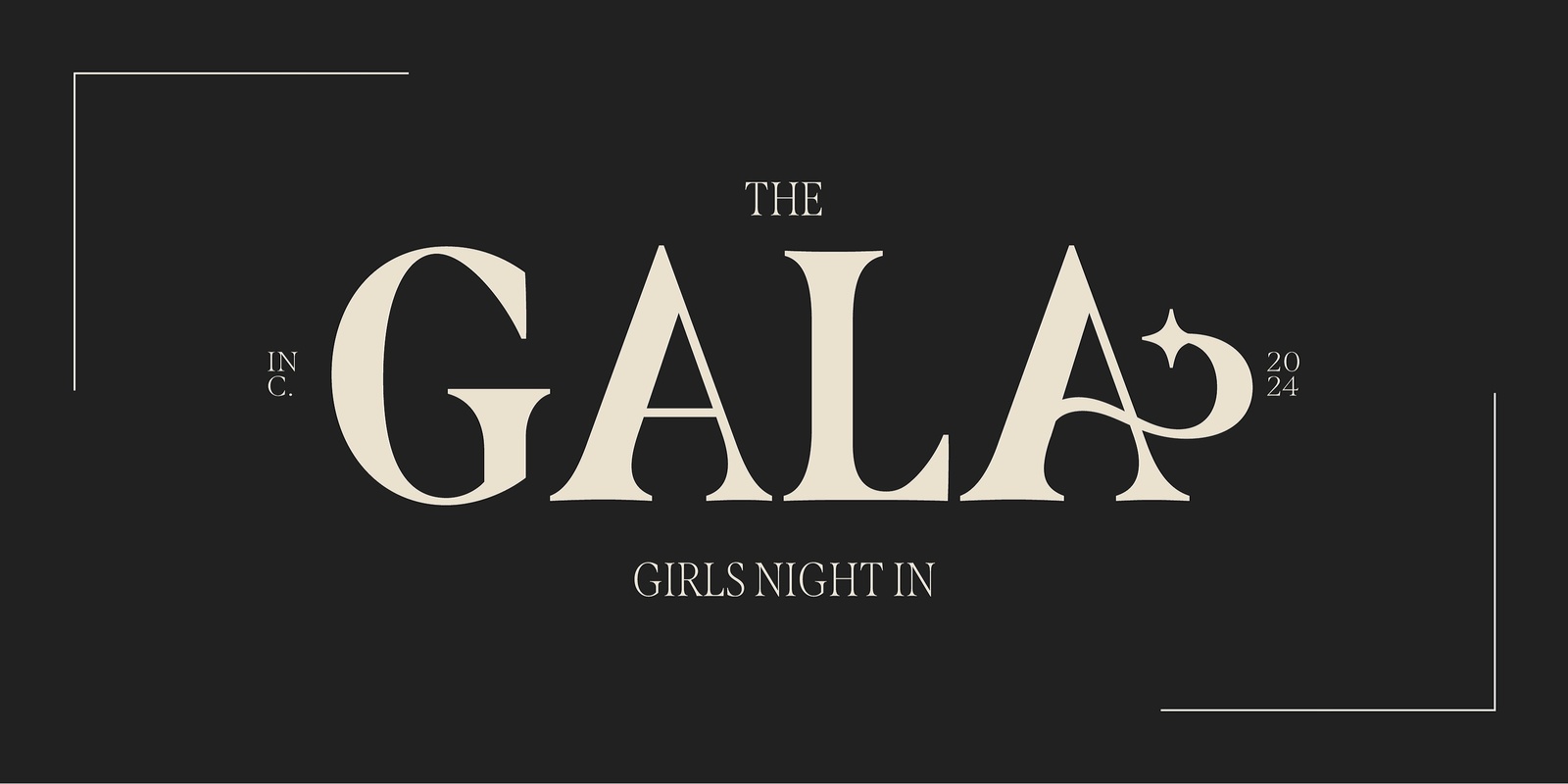 Banner image for The Gala - A Girls Night In fundraising event for Women's cancers