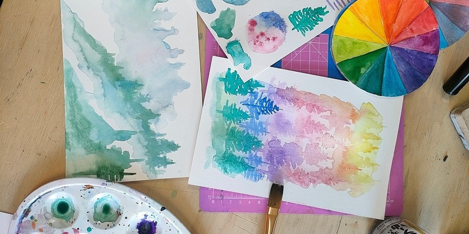 Banner image for Colour Theory for Watercolour with Emilie