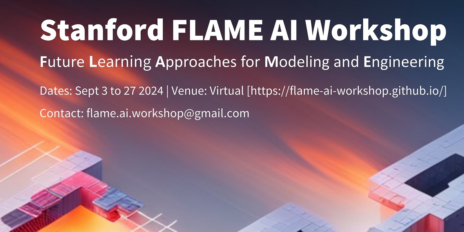 Banner image for Stanford FLAME AI Workshop, 2024