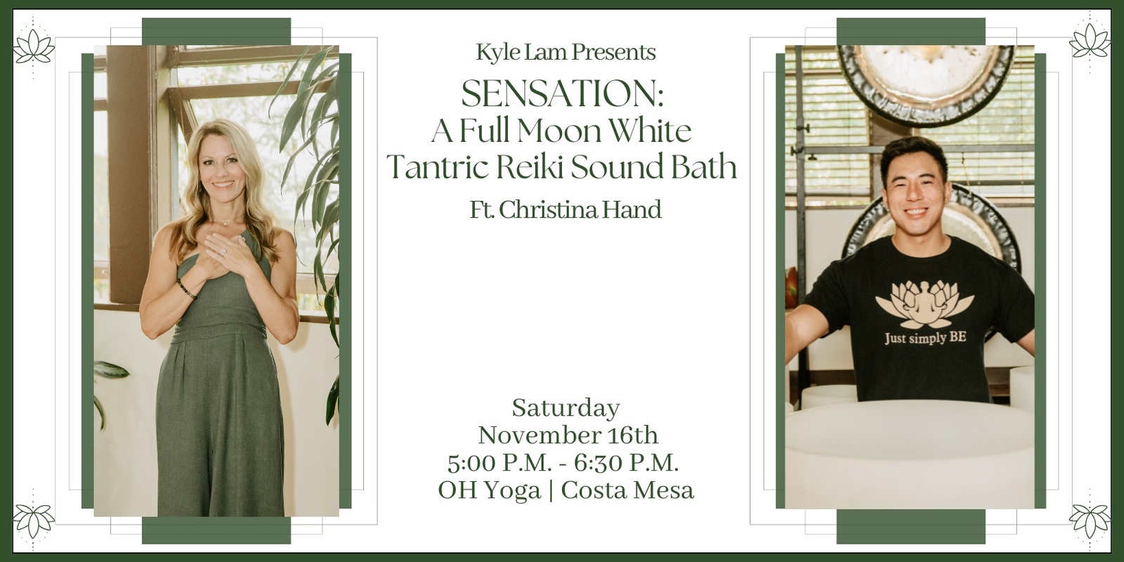 Banner image for SENSATION: A Full Moon White Tantric Reiki Sound Bath with Christina Hand (Costa Mesa)