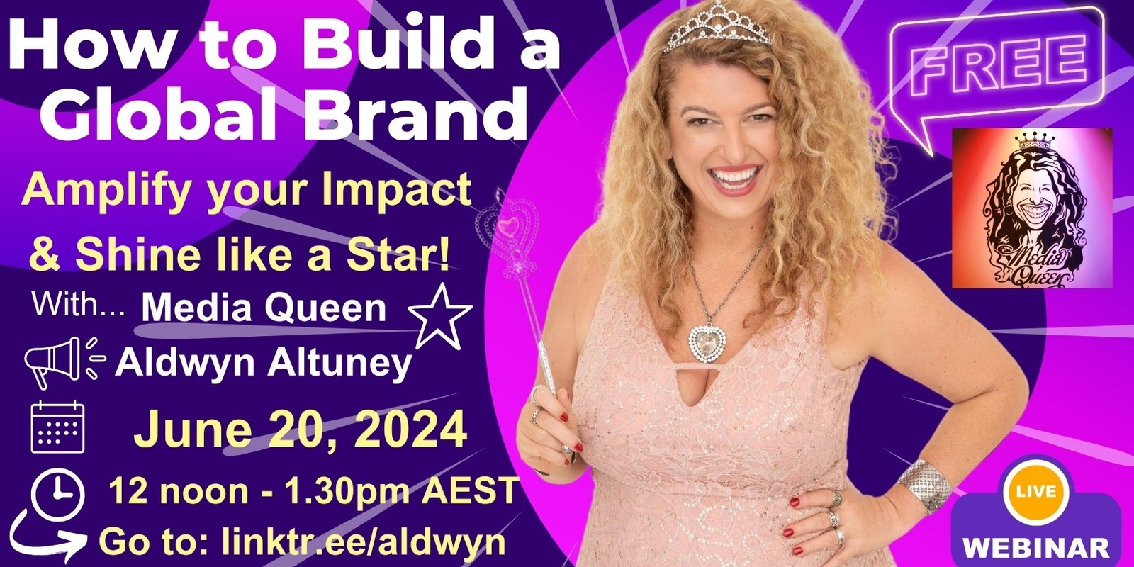 Aldwyn Altuney - Media Queen's banner