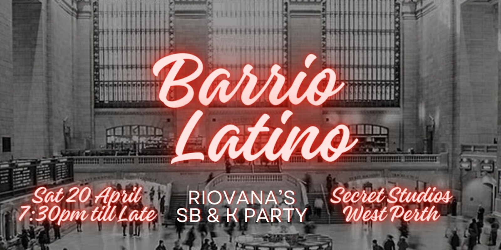 Banner image for Barrio Latino - Salsa Bachata & Kizomba Party - Sat 20 April 2024