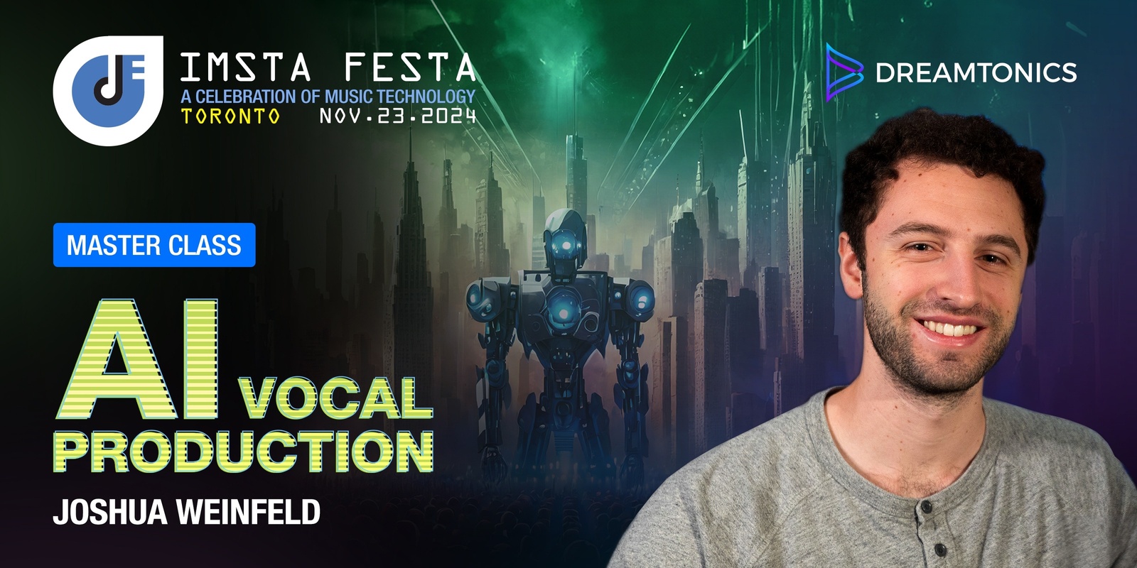 Banner image for AI Vocal Production Master Class at IMSTA FESTA Toronto 2024