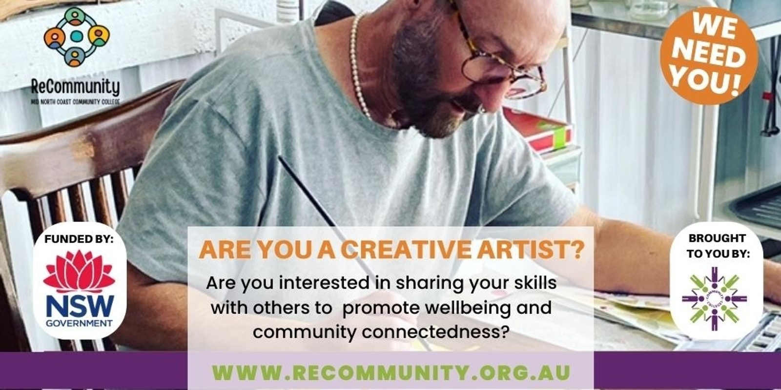 Banner image for ReCommunity Creative Facilitator Info Night | CRESCENT HEAD