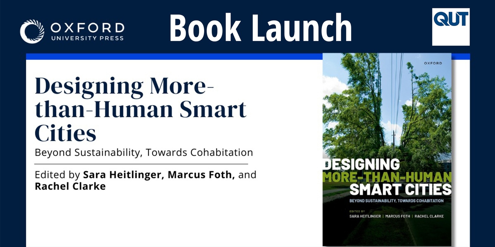 Banner image for Book launch: Designing More-than-Human Smart Cities