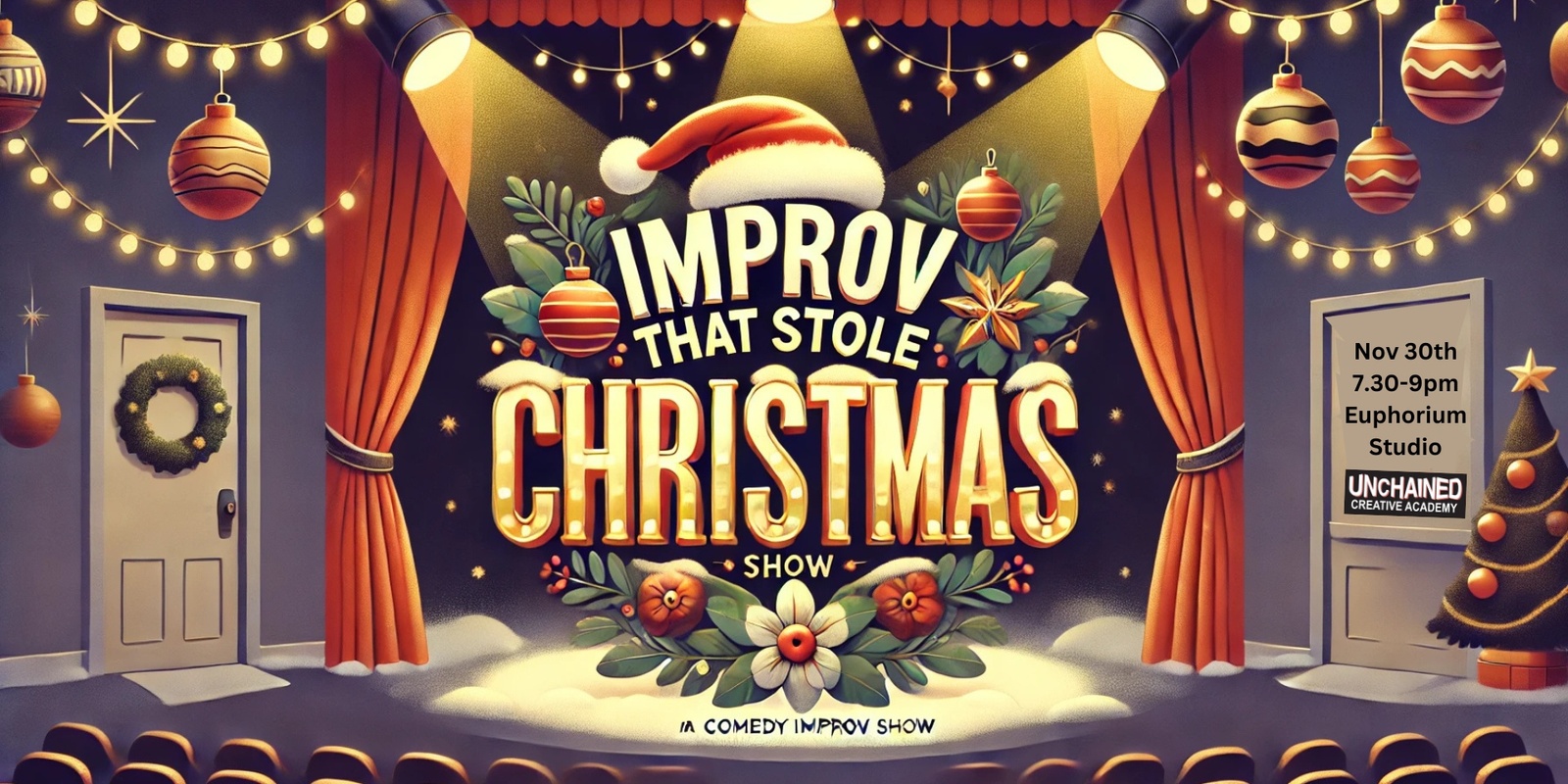 Banner image for Improv Steals Christmas! – Prodigies Improv Show