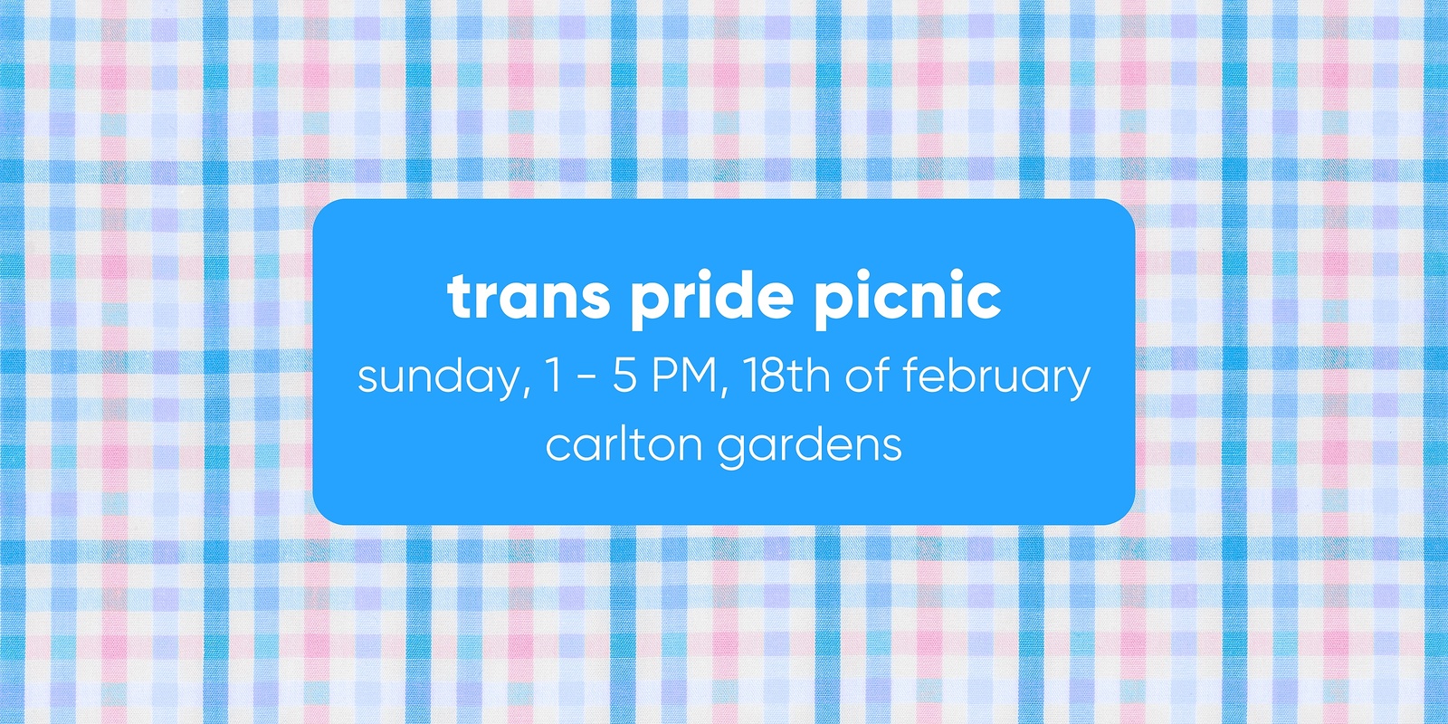 Banner image for Trans Pride Picnic 