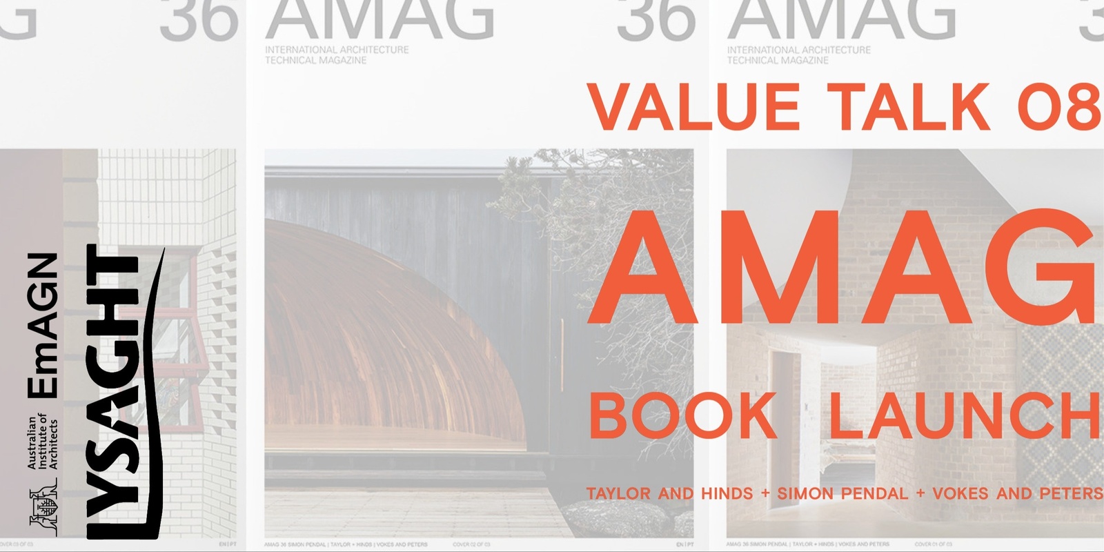 Banner image for EmAGN Value Talk 08 - AMAG 36 Book Launch