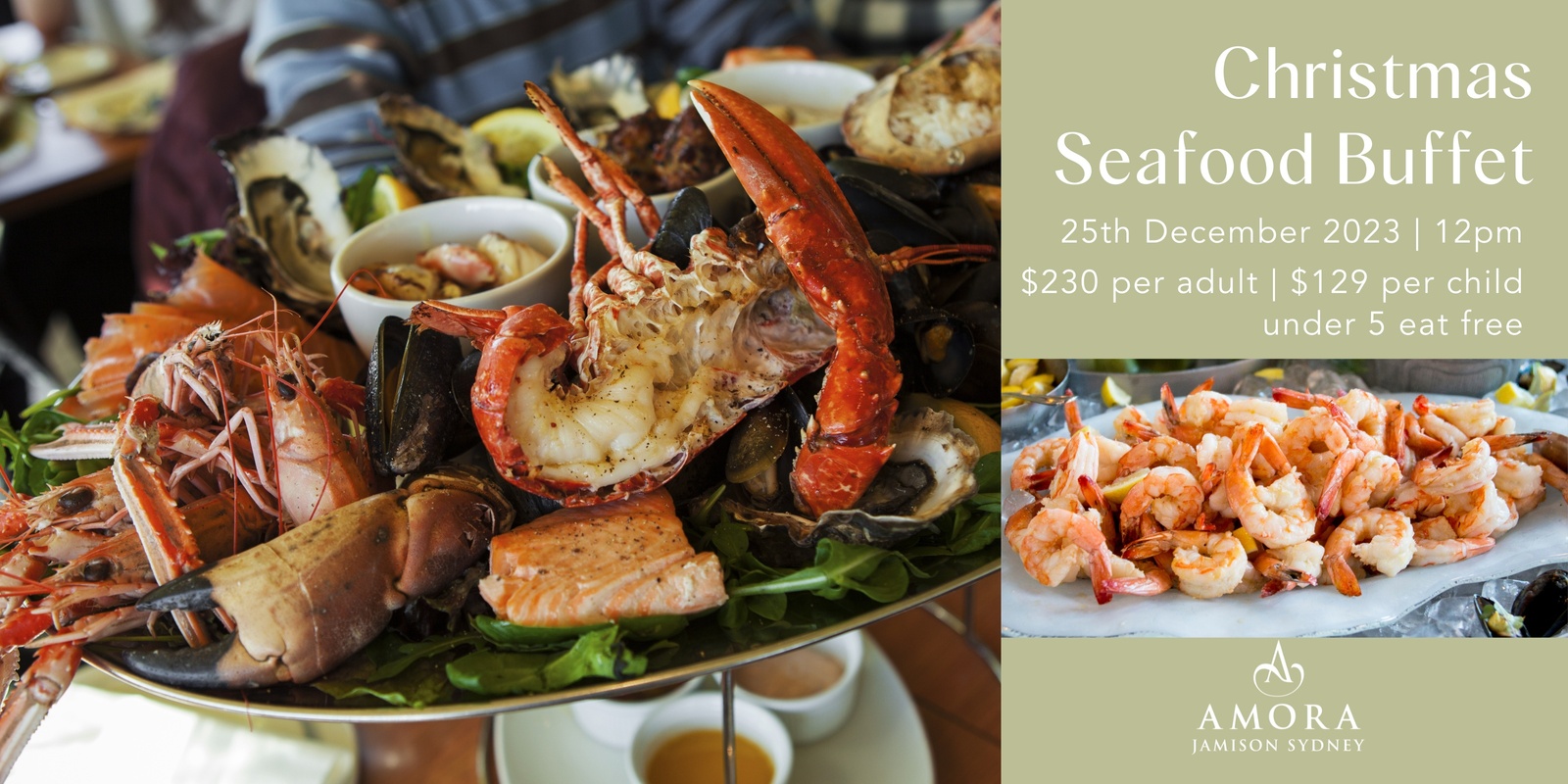 Banner image for Christmas Seafood Buffet Lunch