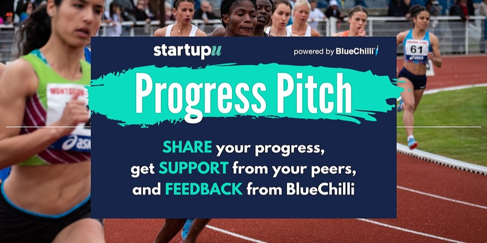 Banner image for StartupU Progress Pitch: share, support, and feedback