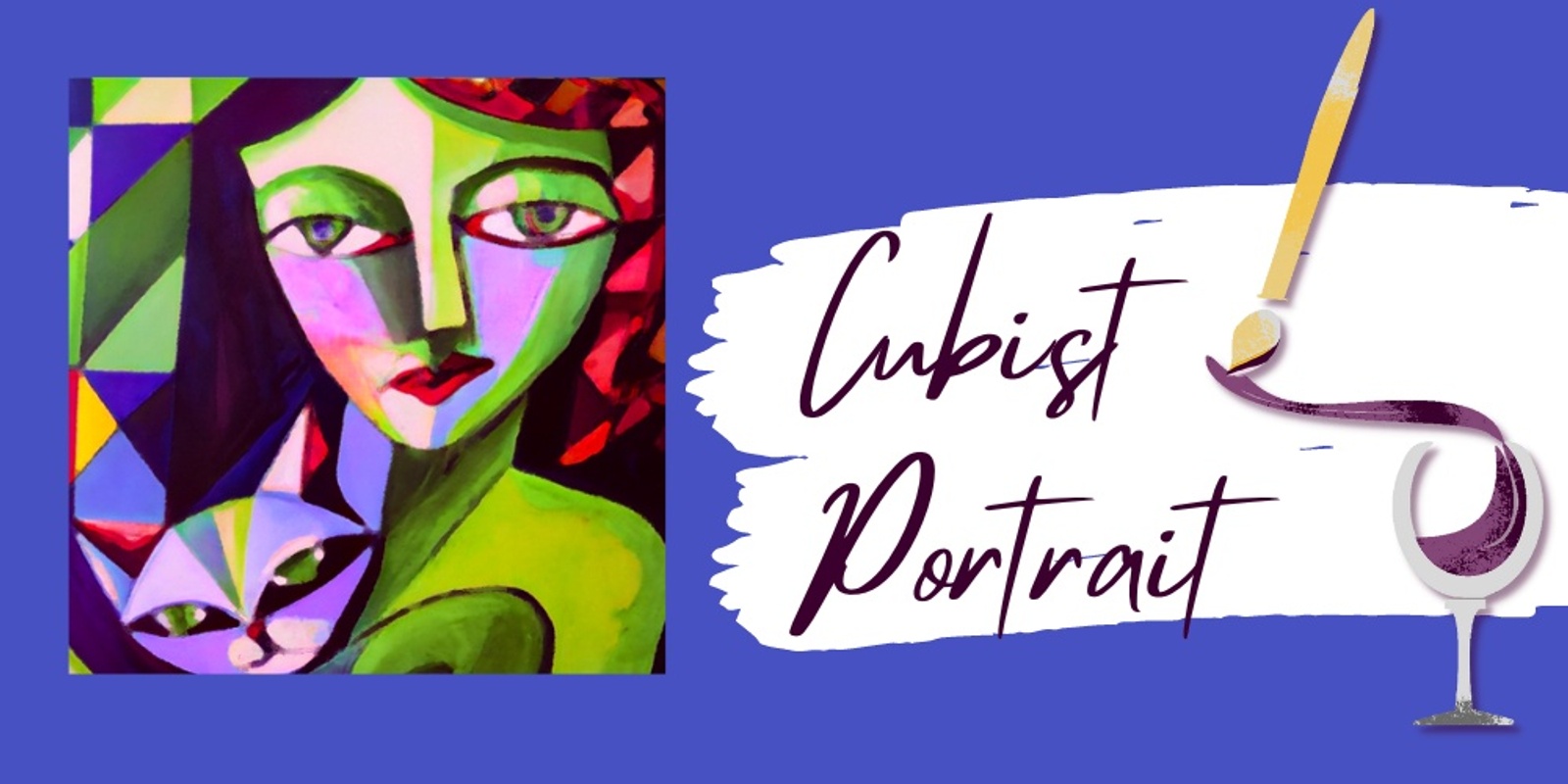 CUBIST PORTRAIT Paint & Sip | Outpour Studio, Berwick