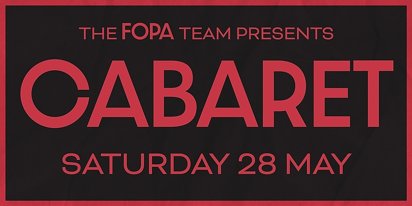 Banner image for Loyola College Friends of Performing Arts Presents Cabaret 