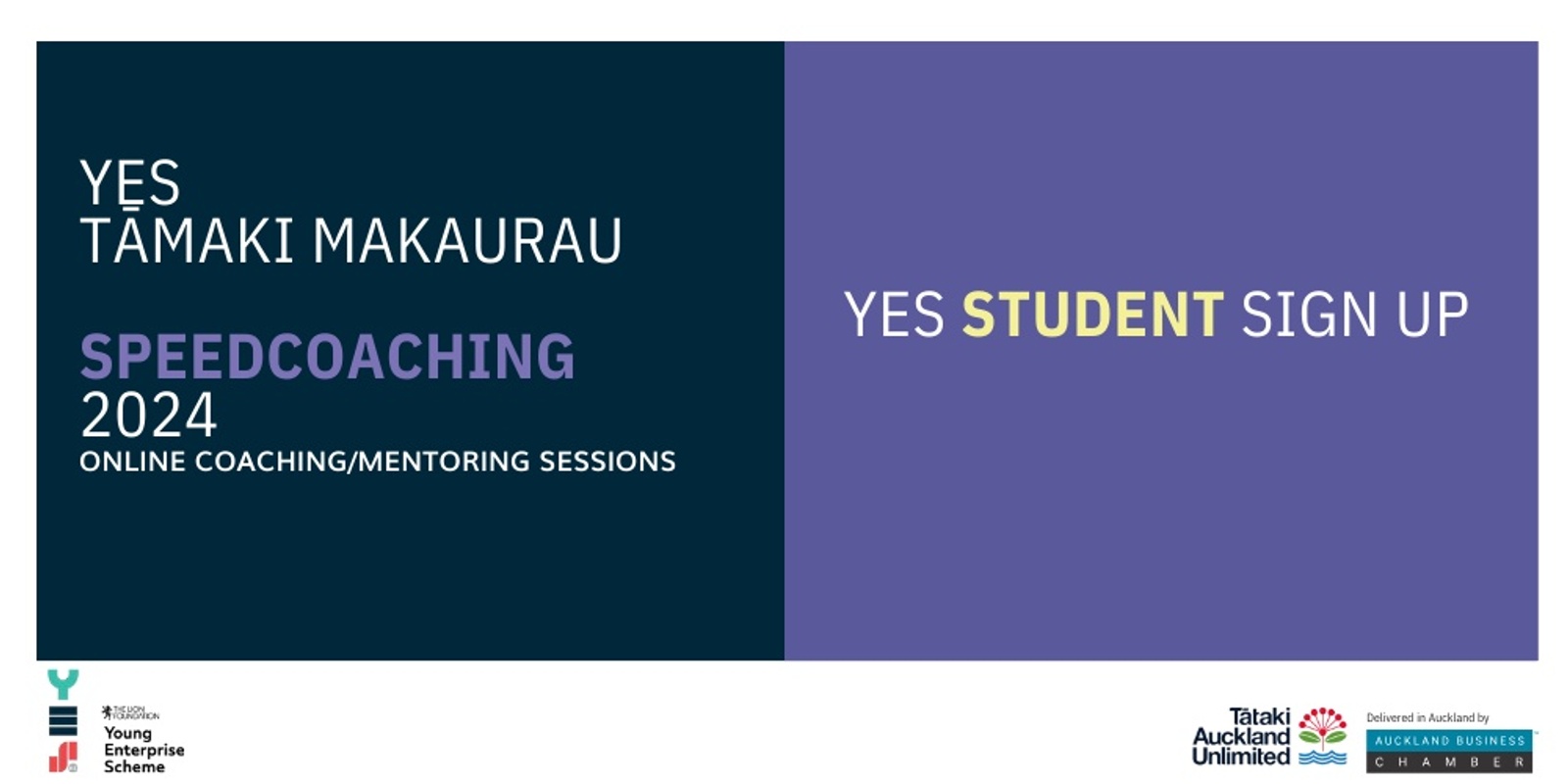Banner image for YES Online Speed Coach Sessions 2024 - Student Sign-up