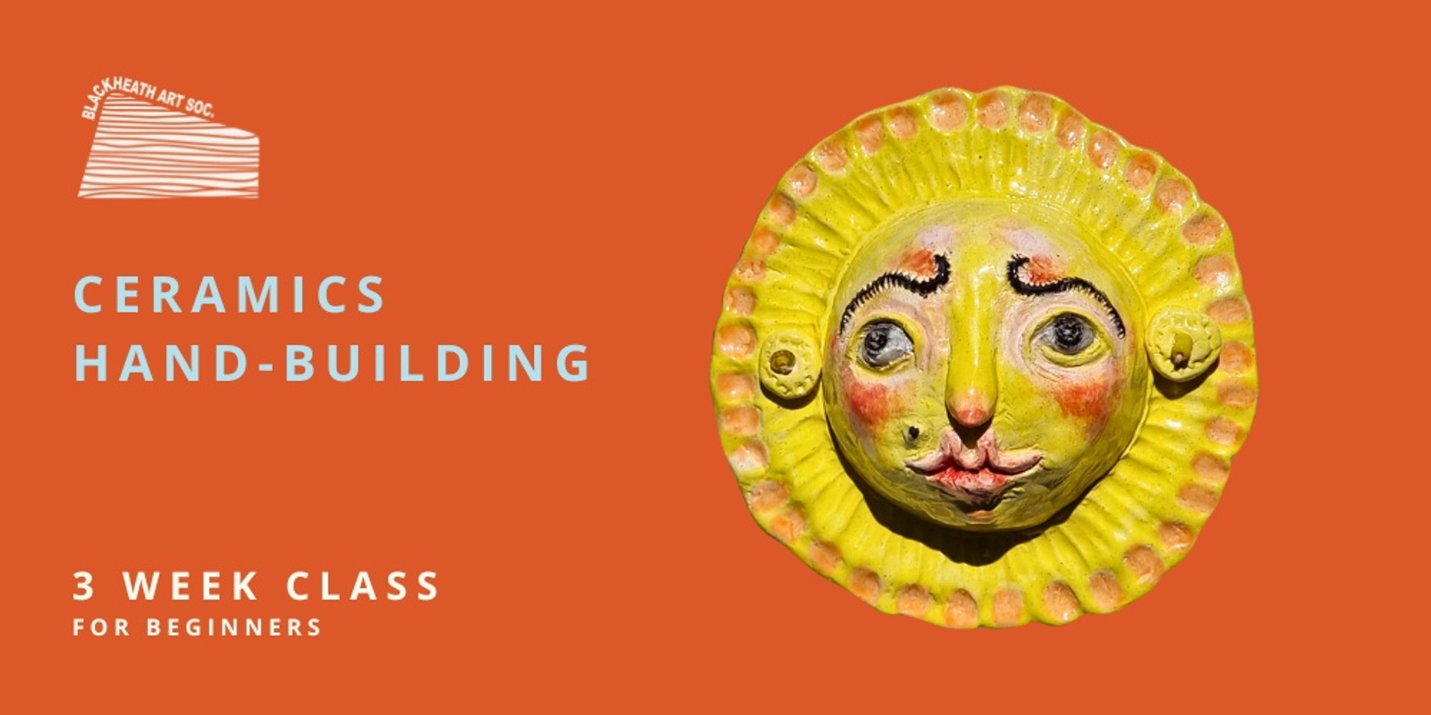 Banner image for Ceramics hand-building for beginners (3 week class)