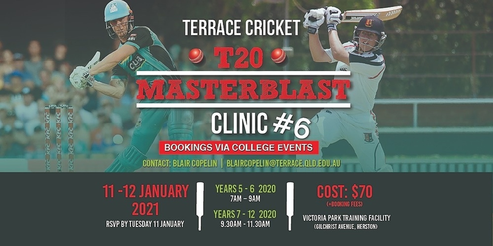 Banner image for Terrace Cricket T20 Masterblast Clinic #6