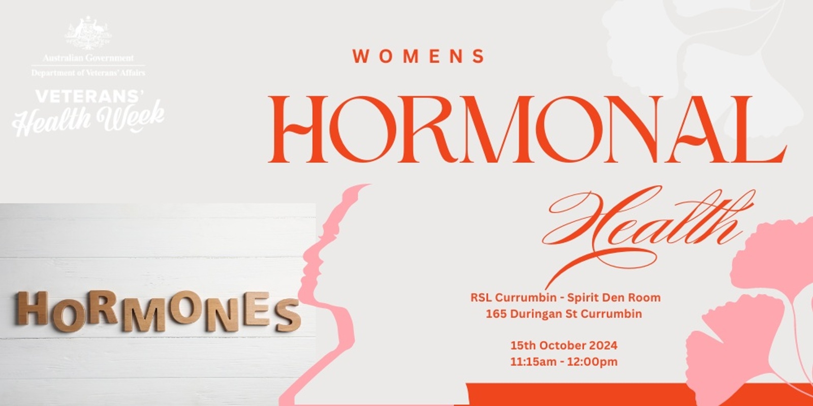 Banner image for Womens Hormonal Health Information Session 