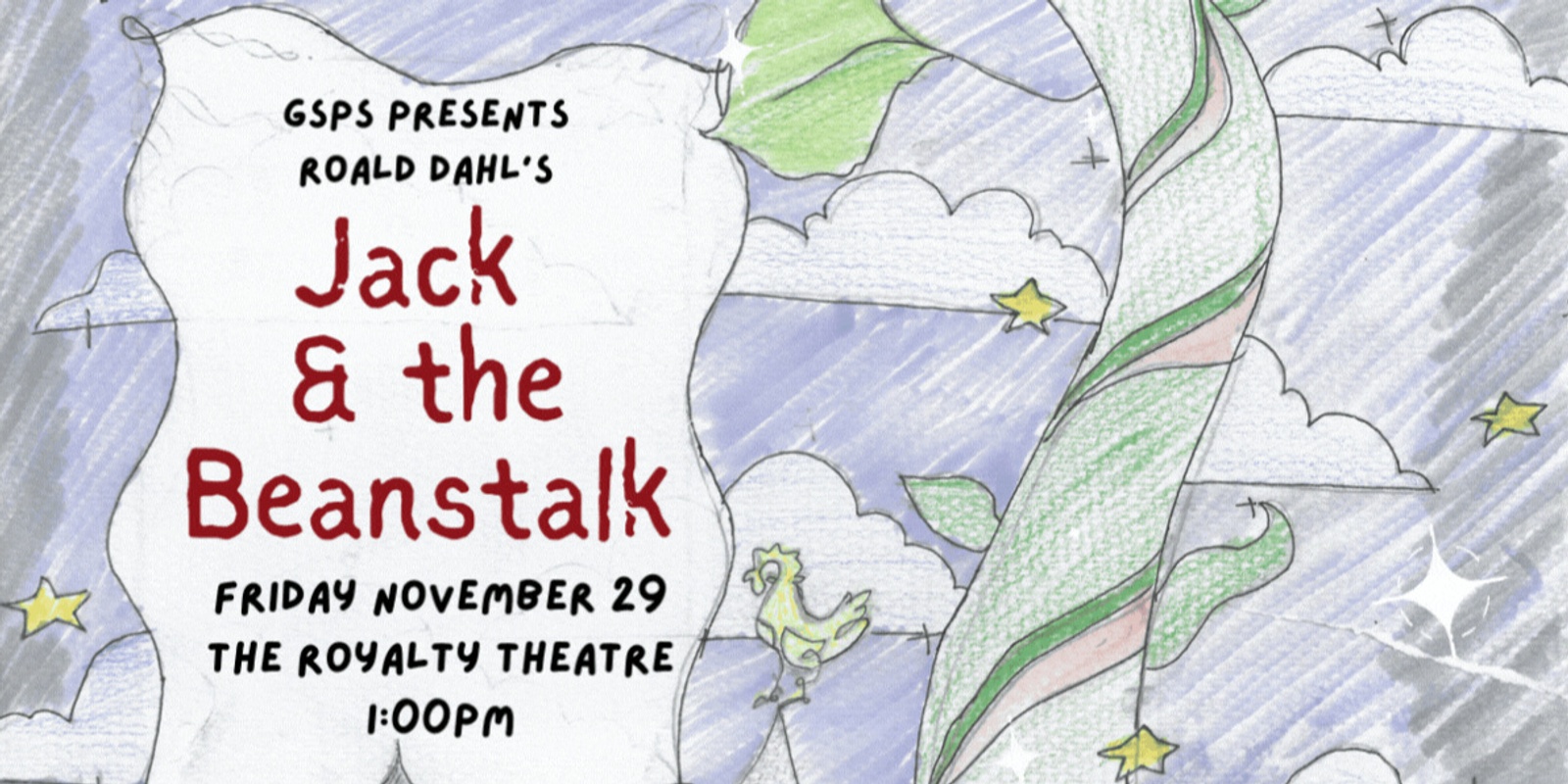 Banner image for GSPS End Of Year Performance - Roald Dahl's Jack And The Beanstalk