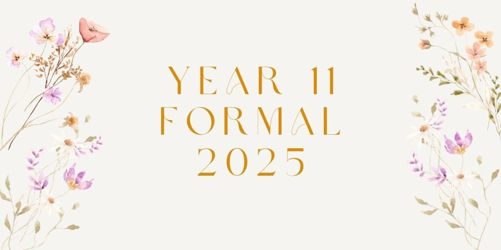 Banner image for Year 11 Formal 2025