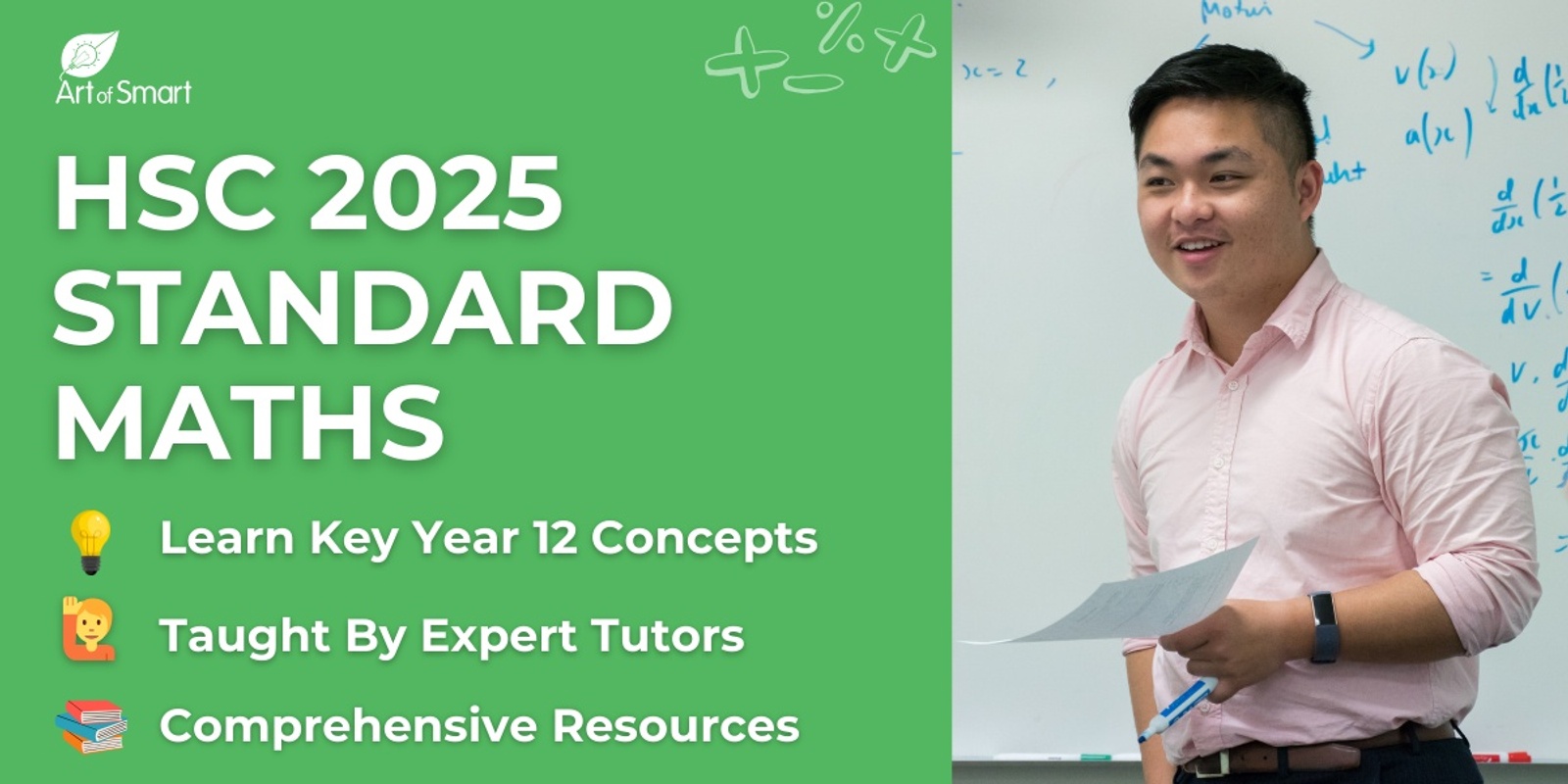 Banner image for HSC Standard Maths - Year 12 Kickstarter