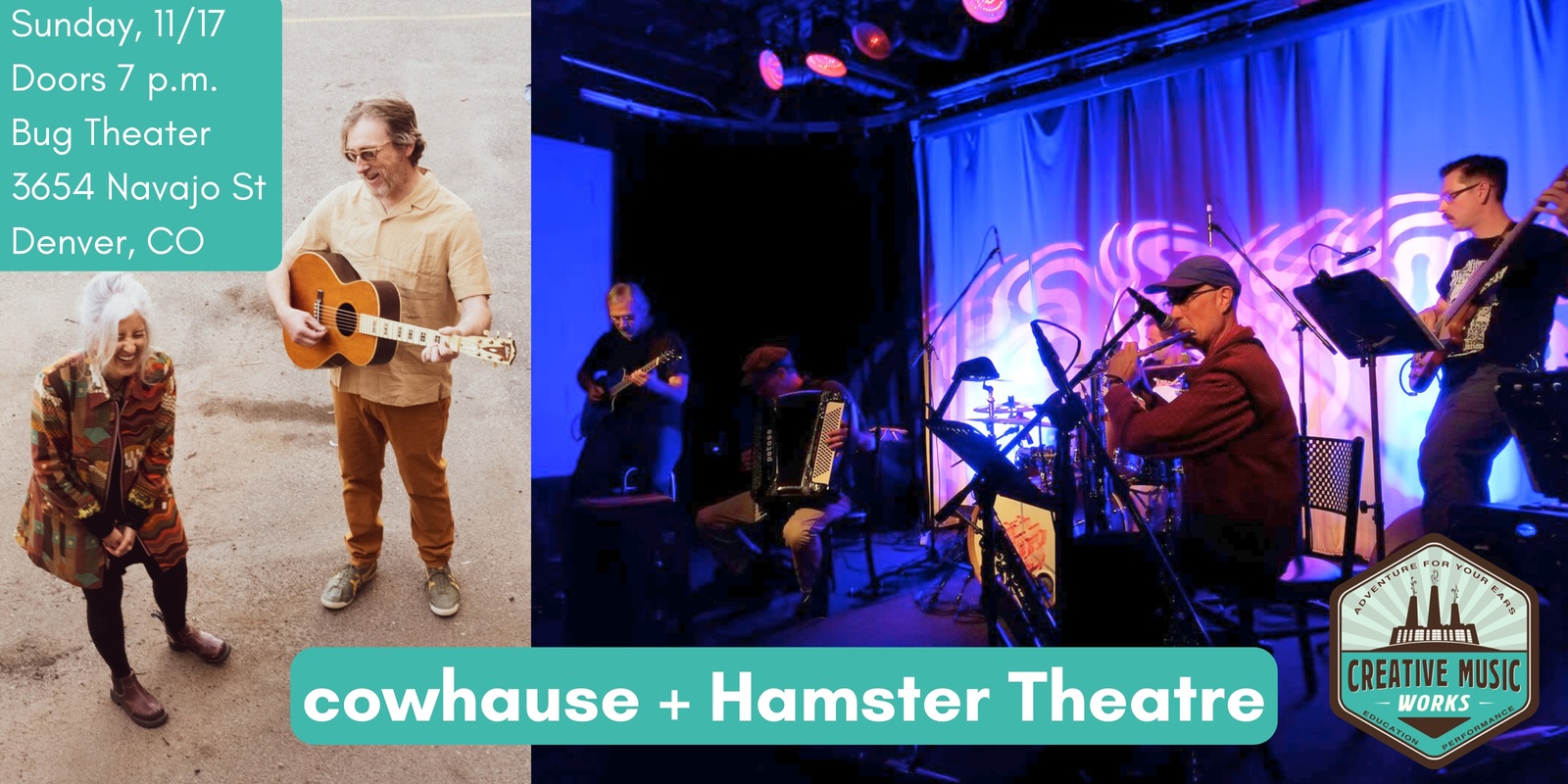 Banner image for cowhause + Hamster Theatre