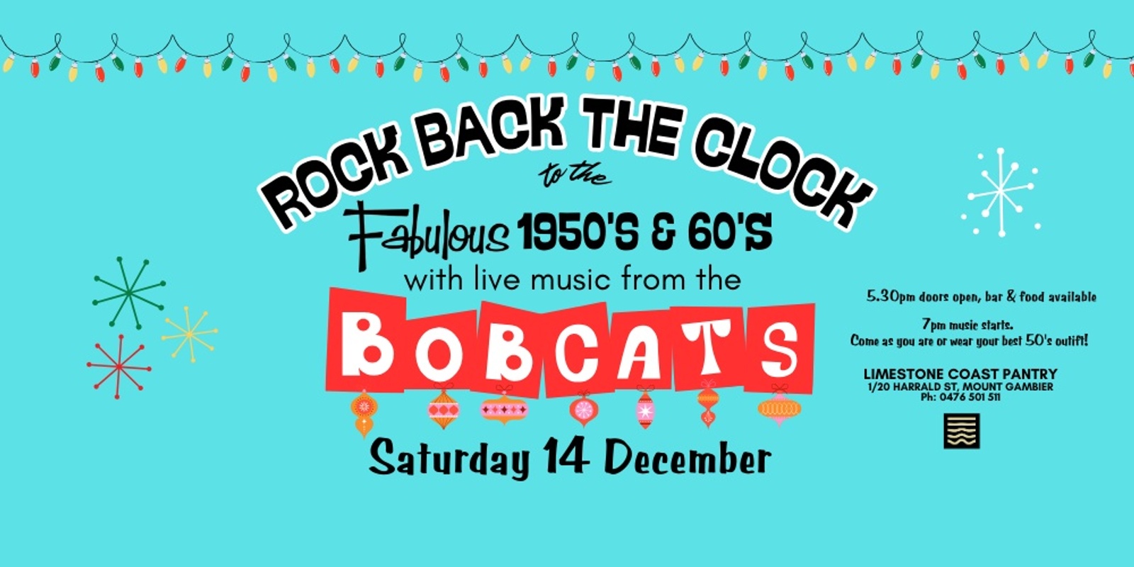 Banner image for Rock Back the Clock at The Pantry