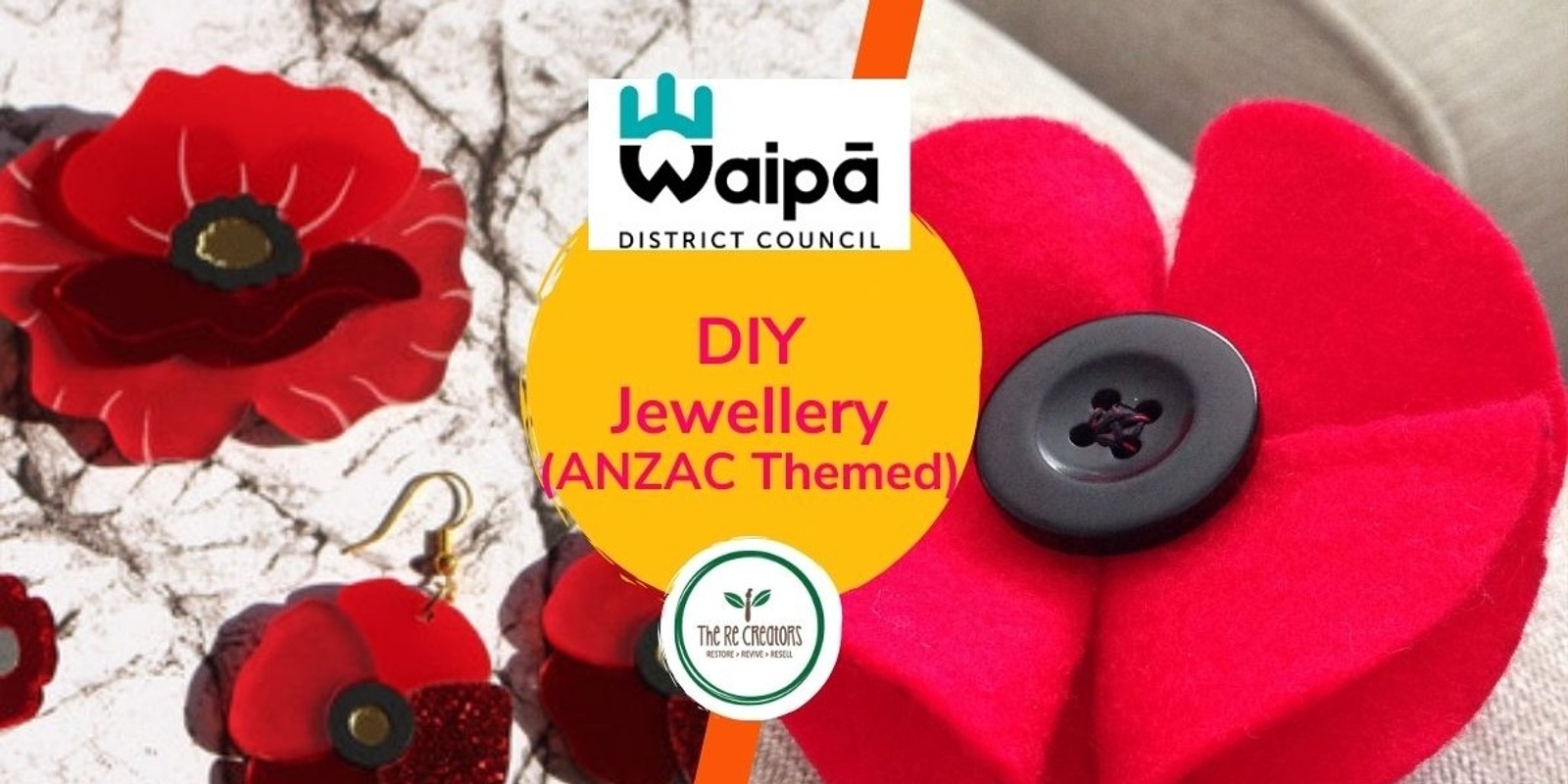 Banner image for DIY Jewellery (Anzac Themed), Te Awamutu Museum, Thursday 25 April 11.00am-1.00pm 
