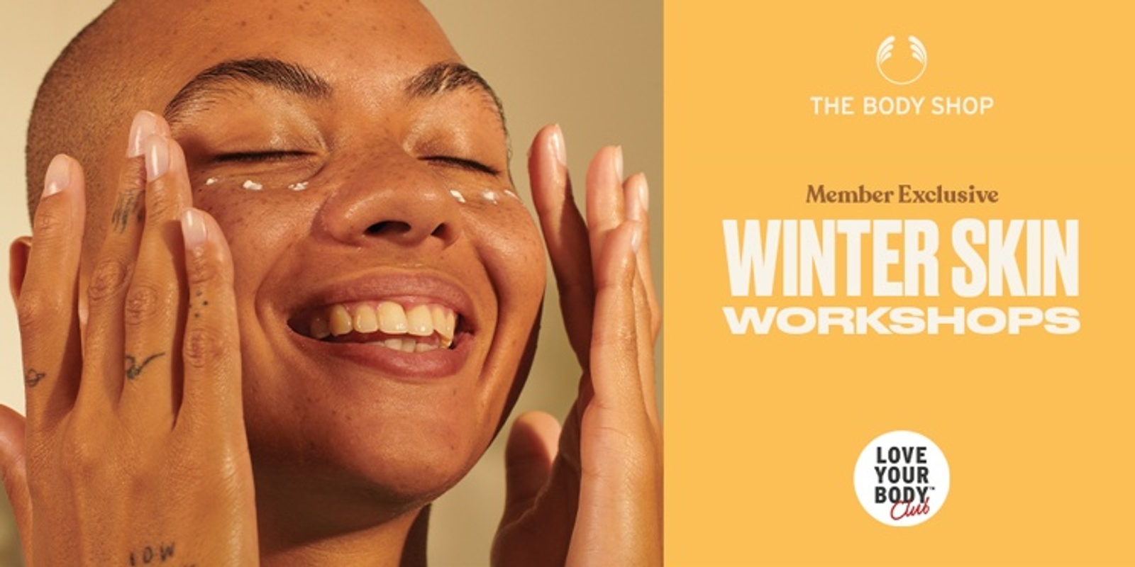 Banner image for The Body Shop Tea Tree Plaza Winter Skin Workshop